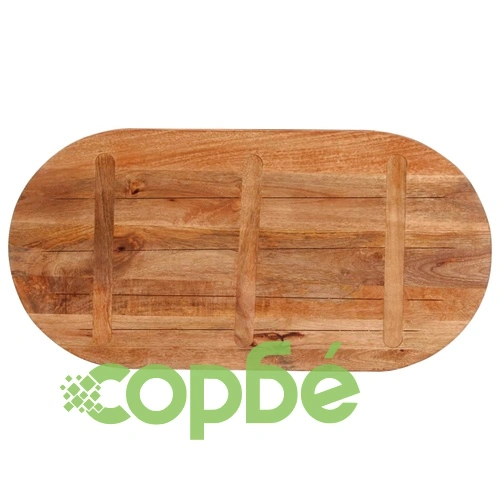 Плот за маса, 100x50x3,8 см, овален, масивно дърво манго ➤ топ цена ➤ sorbe.bg
