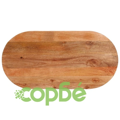 Плот за маса, 140x50x3,8 см, овален, масивно дърво манго ➤ топ цена ➤ sorbe.bg