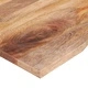 Плот за бюро с извивка 110x80x2,5 см грубо мангово дърво масив