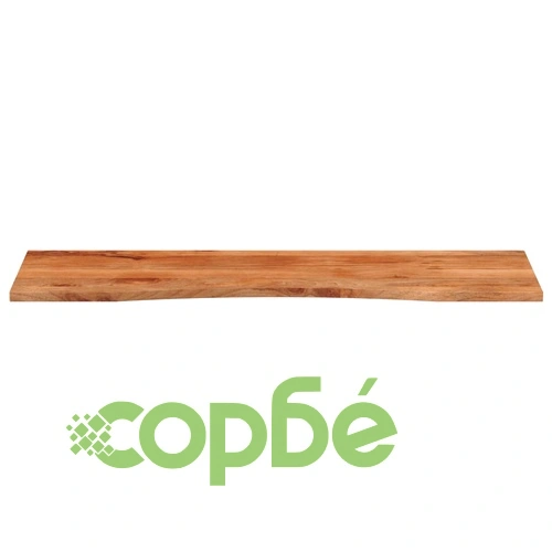 Плот за бюро с извивка 160x50x2,5 см грубо мангово дърво масив ➤ топ цена ➤ sorbe.bg