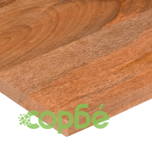 Плот за бюро с извивка 120x60x2,5 см грубо мангово дърво масив ➤ топ цена ➤ sorbe.bg