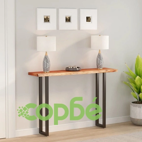 Плот за маса, 180x30x3,8 см, правоъгълен, акация масив, жив ръб ➤ топ цена ➤ sorbe.bg