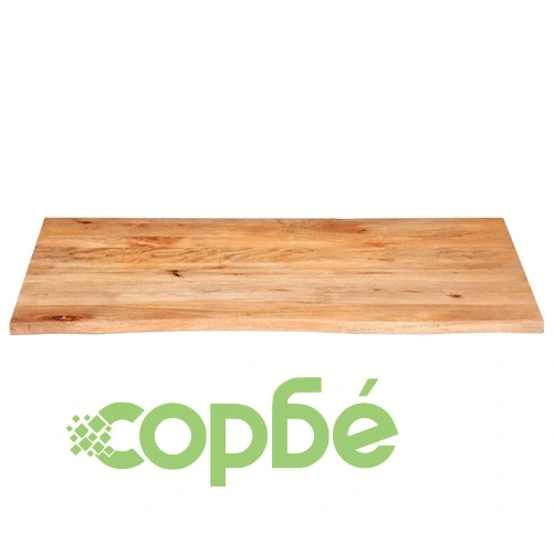 Плот за маса, жив ръб, 100x60x2,5 см, масивно дърво манго ➤ топ цена ➤ sorbe.bg