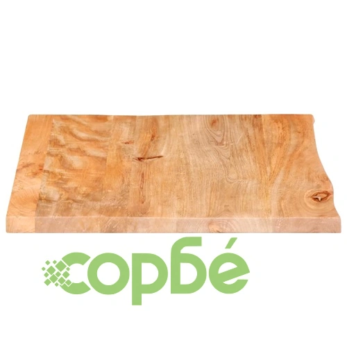 Плот за маса, жив ръб, 80x80x2,5 см, масивно дърво манго ➤ топ цена ➤ sorbe.bg