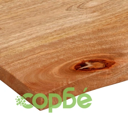 Плот за маса, жив ръб, 90x80x2,5 см, масивно дърво манго ➤ топ цена ➤ sorbe.bg