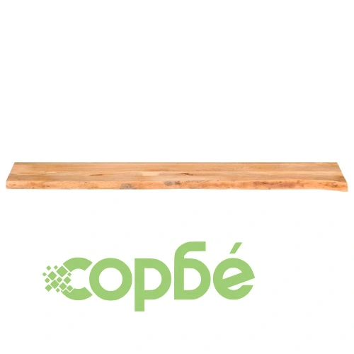 Плот за маса, жив ръб, 160x30x3,8 см, масивно дърво манго ➤ топ цена ➤ sorbe.bg