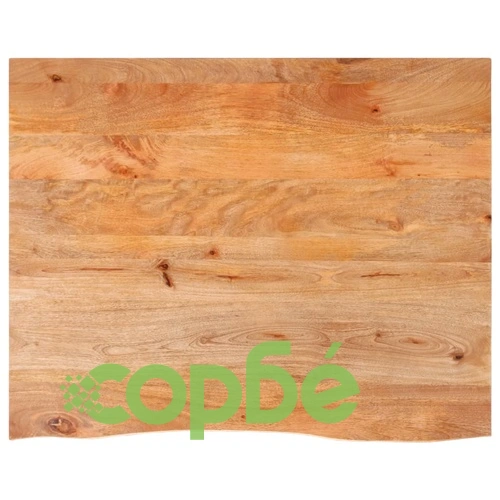 Плот за маса, жив ръб, 90x80x3,8 см, масивно дърво манго ➤ топ цена ➤ sorbe.bg