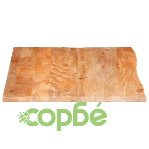 Плот за маса, жив ръб, 110x80x3,8 см, масивно дърво манго ➤ топ цена ➤ sorbe.bg