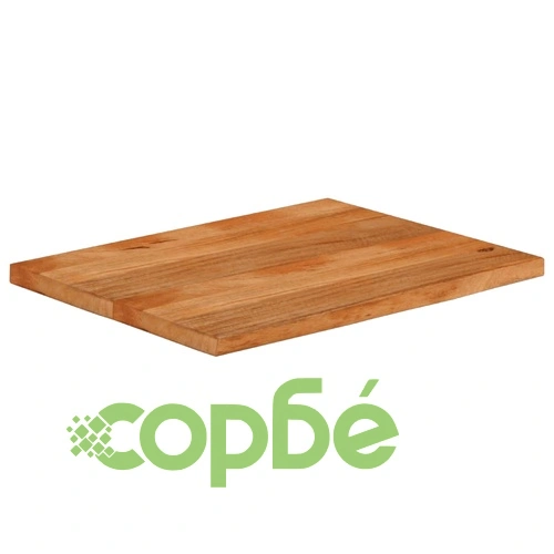 Плот за маса, жив ръб, 90x60x2,5 см, масивно дърво манго ➤ топ цена ➤ sorbe.bg