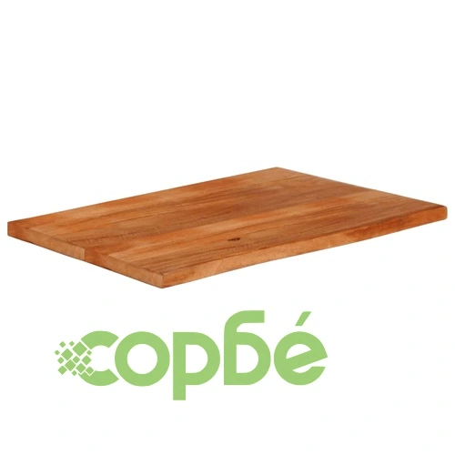 Плот за маса, жив ръб, 120x60x2,5 см, масивно дърво манго ➤ топ цена ➤ sorbe.bg