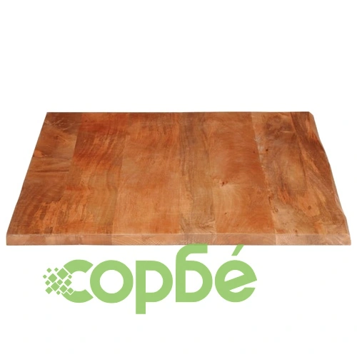 Плот за маса, жив ръб, 110x80x2,5 см, масивно дърво манго ➤ топ цена ➤ sorbe.bg