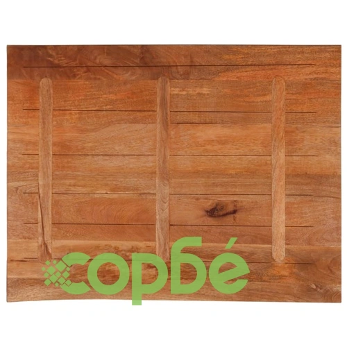 Плот за маса, жив ръб, 110x80x2,5 см, масивно дърво манго ➤ топ цена ➤ sorbe.bg