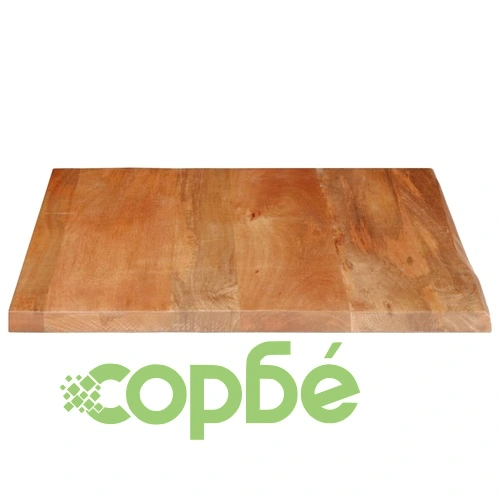 Плот за маса, жив ръб, 80x80x3,8 см, масивно дърво манго ➤ топ цена ➤ sorbe.bg