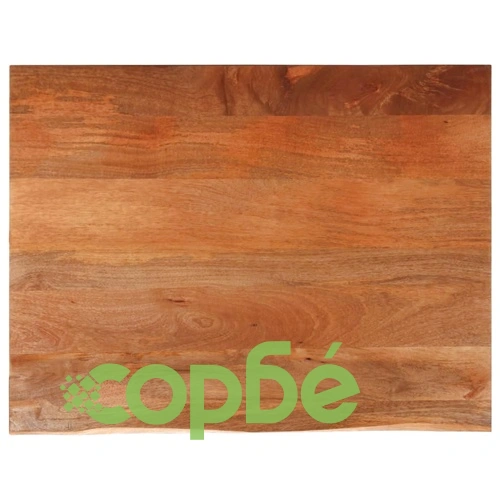 Плот за маса, жив ръб, 110x80x3,8 см, масивно дърво манго ➤ топ цена ➤ sorbe.bg