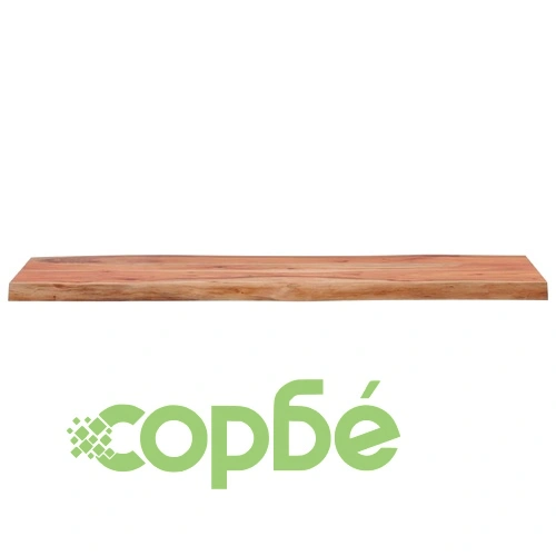 Плот за маса, 100x40x2,5 см, правоъгълен, акация масив, жив ръб ➤ топ цена ➤ sorbe.bg