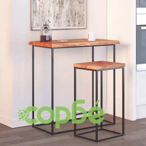 Плот за маса, 100x40x2,5 см, правоъгълен, акация масив, жив ръб ➤ топ цена ➤ sorbe.bg