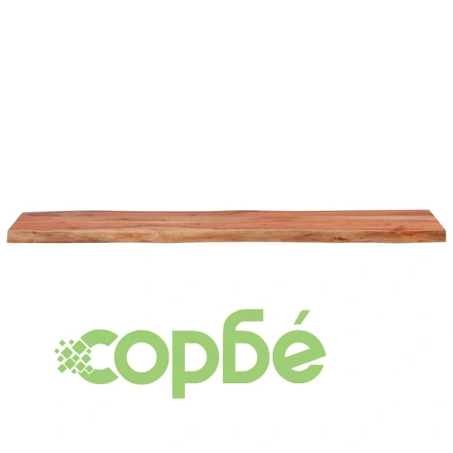 Плот за маса, 110x40x2,5 см, правоъгълен, акация масив, жив ръб ➤ топ цена ➤ sorbe.bg