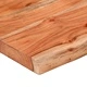 Плот за маса, 120x40x2,5 см, правоъгълен, акация масив, жив ръб