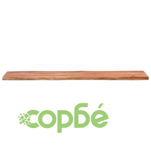 Плот за маса, 140x40x2,5 см, правоъгълен, акация масив, жив ръб ➤ топ цена ➤ sorbe.bg