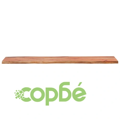 Плот за маса, 160x40x2,5 см, правоъгълен, акация масив, жив ръб ➤ топ цена ➤ sorbe.bg