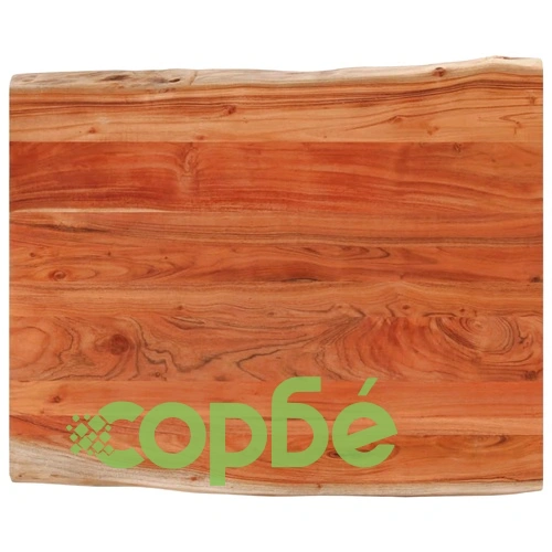 Плот за бюро, 90x80x3,8 см, правоъгълен, акация масив, жив ръб ➤ топ цена ➤ sorbe.bg