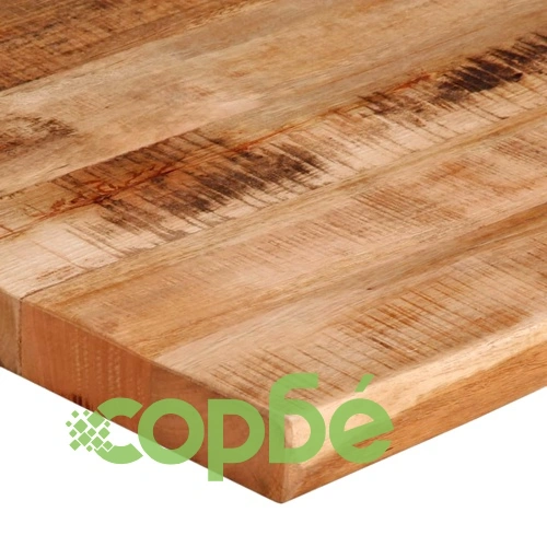 Плот за маса, жив ръб, 90x80x2,5 см, масивно дърво грубо манго ➤ топ цена ➤ sorbe.bg