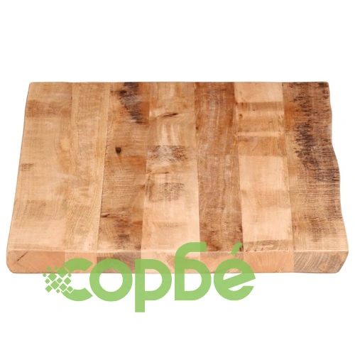 Плот за маса, жив ръб, 120x60x3,8 см, масивно дърво грубо манго ➤ топ цена ➤ sorbe.bg