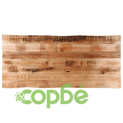 Плот за маса, жив ръб, 140x60x3,8 см, масивно дърво грубо манго ➤ топ цена ➤ sorbe.bg