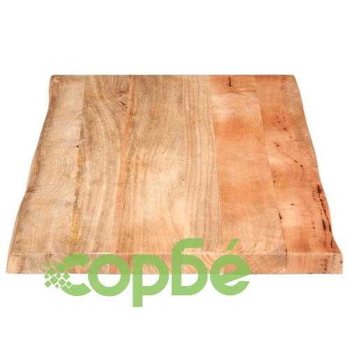 Плот за маса, 100x60x2,5 см, жив ръб, масивно дърво манго ➤ топ цена ➤ sorbe.bg