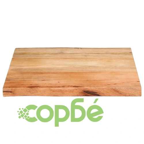 Плот за маса, 80x80x2,5 см, жив ръб, масивно дърво манго ➤ топ цена ➤ sorbe.bg