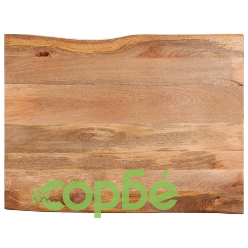 Плот за маса, 90x80x2,5 см, жив ръб, масивно дърво манго ➤ топ цена ➤ sorbe.bg
