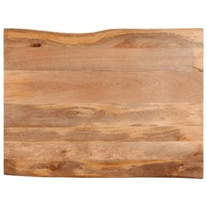 Плот за маса, 100x80x2,5 см, жив ръб, масивно дърво манго