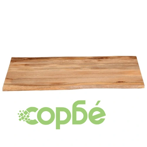 Плот за маса, 110x80x2,5 см, жив ръб, масивно дърво манго ➤ топ цена ➤ sorbe.bg