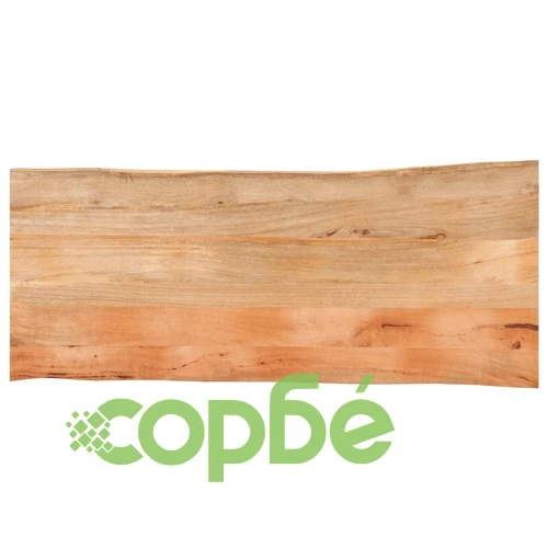 Плот за маса, 140x60x3,8 см, жив ръб, масивно дърво манго ➤ топ цена ➤ sorbe.bg