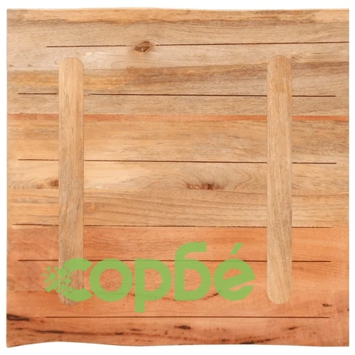 Плот за маса, 80x80x3,8 см, жив ръб, масивно дърво манго ➤ топ цена ➤ sorbe.bg