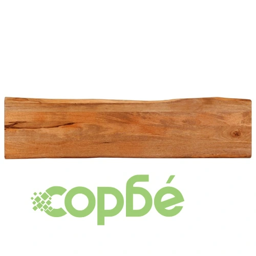 Плот за маса, 180x40x2,5 см, жив ръб, масивно дърво манго ➤ топ цена ➤ sorbe.bg