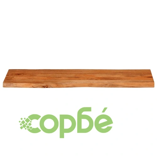Плот за маса, 120x40x3,8 см, жив ръб, масивно дърво манго ➤ топ цена ➤ sorbe.bg
