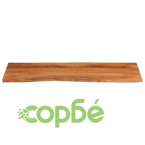 Плот за маса, 140x60x3,8 см, жив ръб, масивно дърво манго ➤ топ цена ➤ sorbe.bg