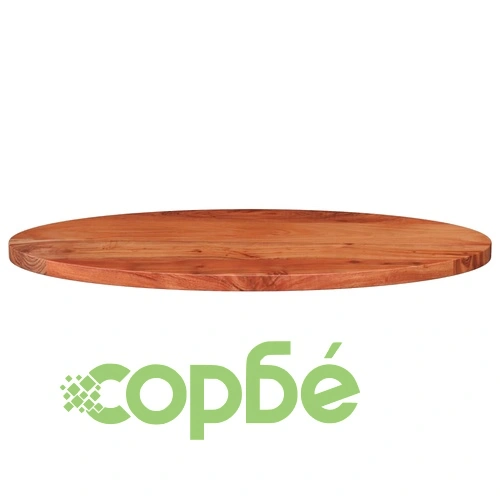 Плот за маса, 140x60x2,5 см, овален, масивна акация ➤ топ цена ➤ sorbe.bg