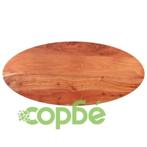 Плот за маса, 100x40x3,8 см, овален, масивна акация ➤ топ цена ➤ sorbe.bg