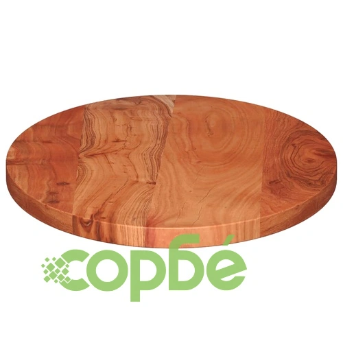 Плот за маса, 100x50x3,8 см, овален, масивна акация ➤ топ цена ➤ sorbe.bg