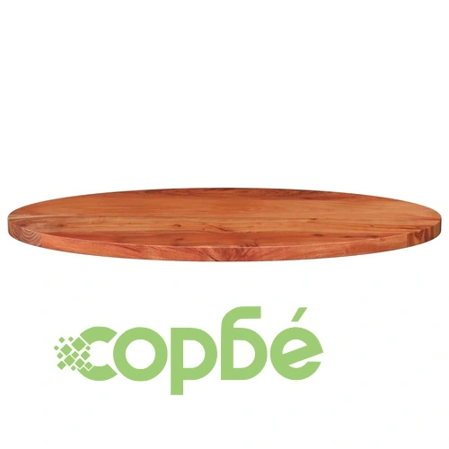 Плот за маса, 140x60x3,8 см, овален, масивна акация ➤ топ цена ➤ sorbe.bg