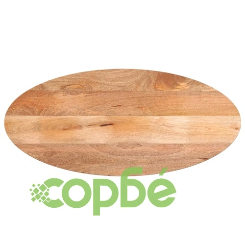 Плот за маса, 140x50x3,8 см, овален, масивно дърво манго ➤ топ цена ➤ sorbe.bg