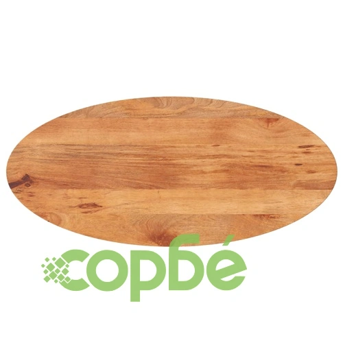 Плот за маса, 110x50x3,8 см, овален, масивно дърво манго ➤ топ цена ➤ sorbe.bg