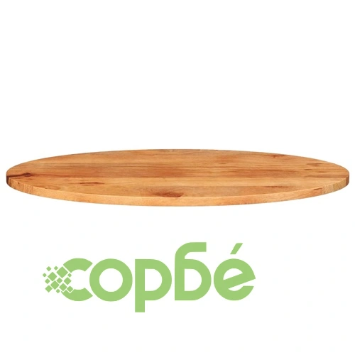 Плот за маса, 140x50x3,8 см, овален, масивно дърво манго ➤ топ цена ➤ sorbe.bg