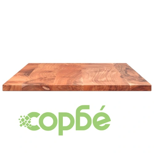 Плот за маса, 70x60x2,5 см, правоъгълен, акация масив ➤ топ цена ➤ sorbe.bg