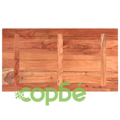 Плот за маса, 110x60x2,5 см, правоъгълен, акация масив ➤ топ цена ➤ sorbe.bg