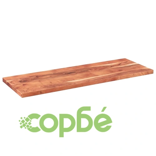 Плот за маса, 140x60x2,5 см, правоъгълен, акация масив ➤ топ цена ➤ sorbe.bg