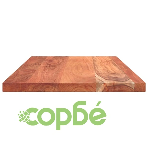 Плот за маса, 120x70x2,5 см, правоъгълен, акация масив ➤ топ цена ➤ sorbe.bg