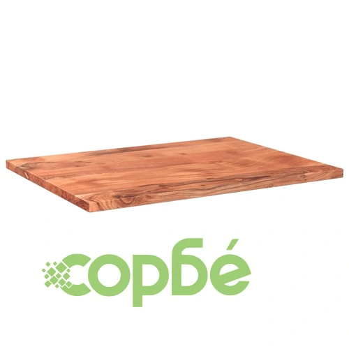 Плот за маса, 80x70x3,8 см, правоъгълен, акация масив ➤ топ цена ➤ sorbe.bg